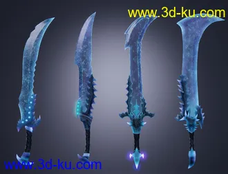 3D打印模型Crimson Blades for Genesis 8 and 8.1 Females的图片