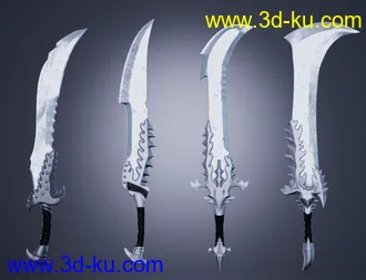 3D打印模型Crimson Blades for Genesis 8 and 8.1 Females的图片