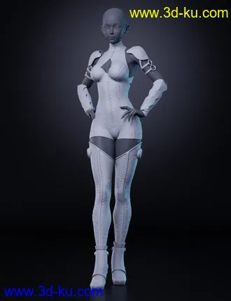 3D打印模型Crimson Dragon Outfit for Genesis 8 and 8.1 Females的图片