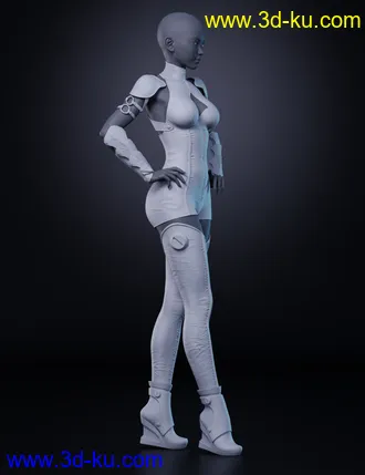 3D打印模型Crimson Dragon Outfit for Genesis 8 and 8.1 Females的图片