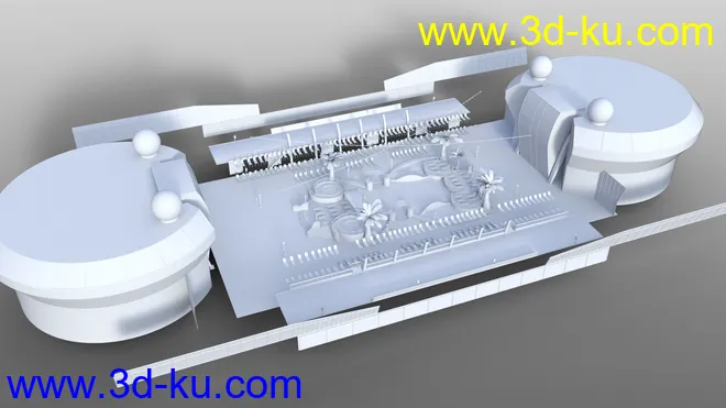 Cruise Ship Pool Deck模型的图片7