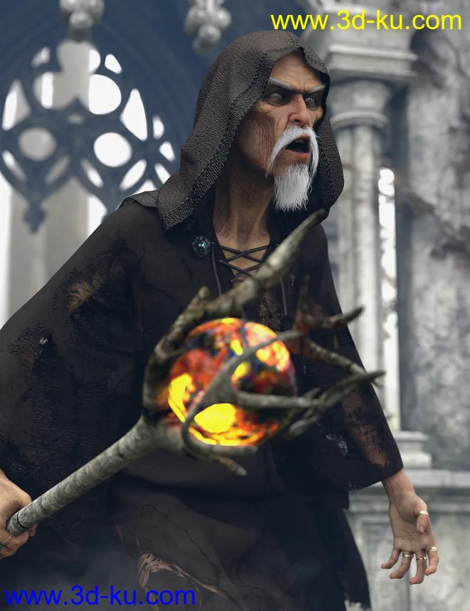 Cursed HD for Genesis 8.1 Male模型的图片9