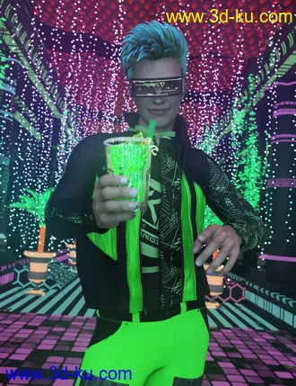 3D打印模型Cyber Man Outfit Textures的图片