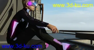 Cyber Man Outfit Textures模型的图片14