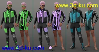 3D打印模型Cyber Man Outfit Textures的图片