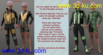 Cyber Man Outfit Textures模型的图片19