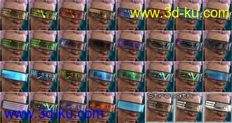 3D打印模型Cyber Man Outfit Textures的图片