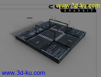 3D打印模型CyberCity Roadkit的图片