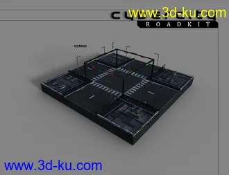 3D打印模型CyberCity Roadkit的图片
