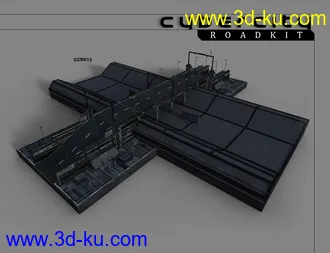 3D打印模型CyberCity Roadkit的图片