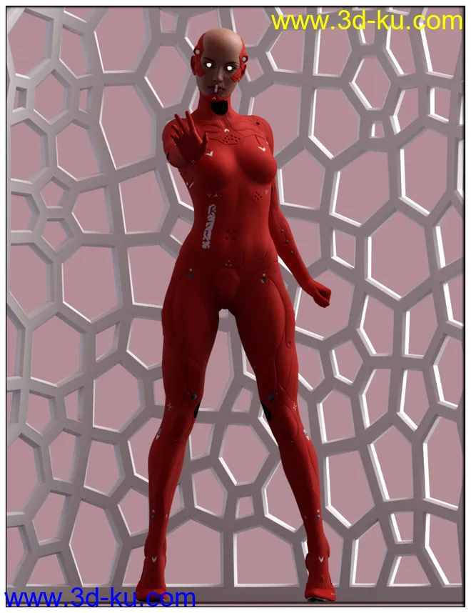 CyberDream Karla 2.0 for Genesis 8 Female模型的图片1