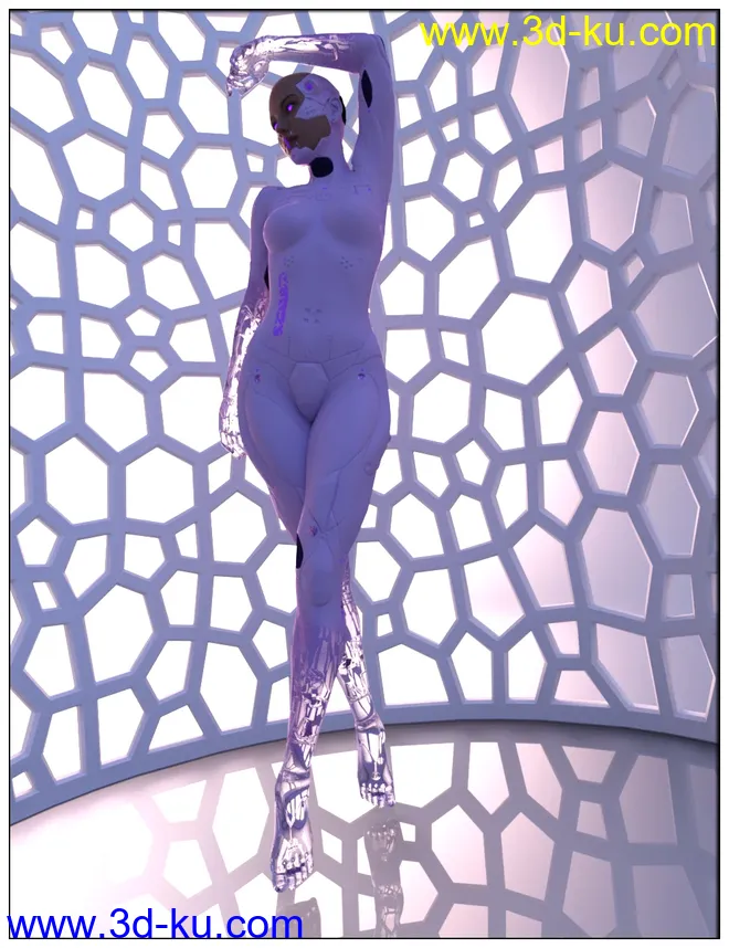 CyberDream Karla 2.0 for Genesis 8 Female模型的图片5