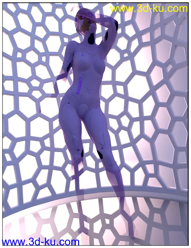 CyberDream Karla 2.0 for Genesis 8 Female模型的图片6