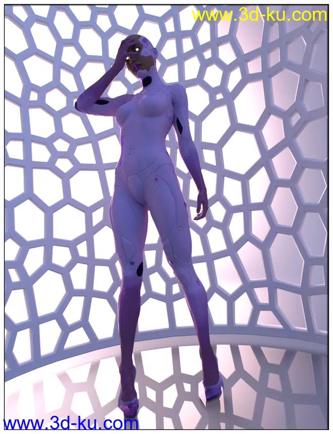 CyberDream Karla 2.0 for Genesis 8 Female模型的图片7