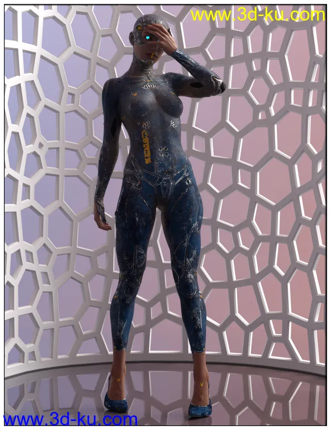 CyberDream Karla 2.0 for Genesis 8 Female模型的图片10