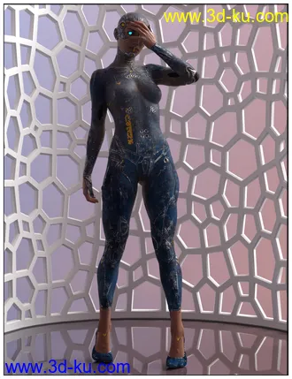 3D打印模型CyberDream Karla 2.0 for Genesis 8 Female的图片