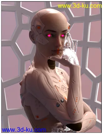 3D打印模型CyberDream Karla 2.0 for Genesis 8 Female的图片