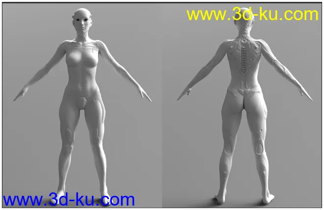CyberDream Karla 2.0 for Genesis 8 Female模型的图片16