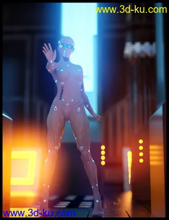 3D打印模型CyberDream Karla 2.0 Textures and Accessories Add-On的图片