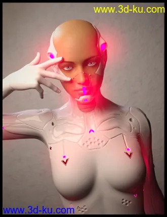 3D打印模型CyberDream Karla 2.0 Textures and Accessories Add-On的图片