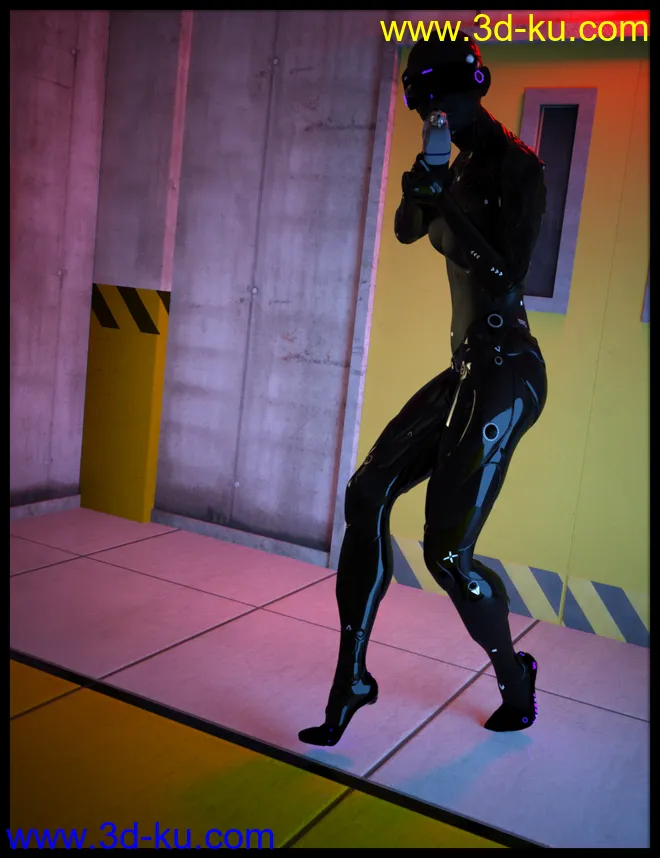 CyberDream Karla 2.0 Textures and Accessories Add-On模型的图片12