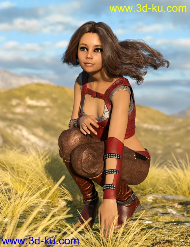 D.E.M. Alejandra for Genesis 8 Female模型的图片7