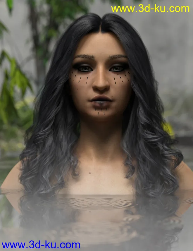 D.E.M. Kezia for Genesis 8 Female模型的图片1