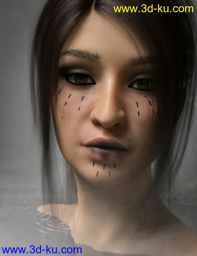 D.E.M. Kezia for Genesis 8 Female模型的图片3