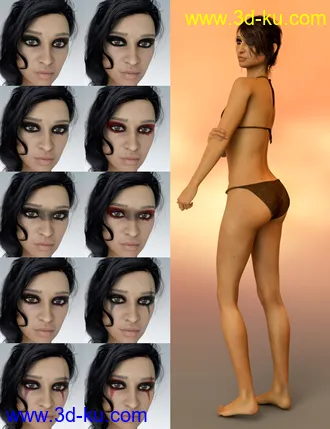3D打印模型D.E.M. Kezia for Genesis 8 Female的图片