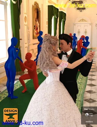 3D打印模型DA Couple Poses for Genesis 8的图片