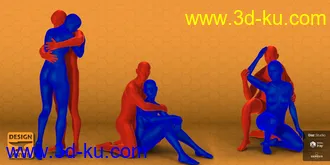 3D打印模型DA Couple Poses for Genesis 8的图片