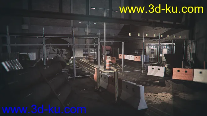 Damaged Tunnel Entrance模型的图片3