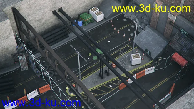 Damaged Tunnel Entrance模型的图片4