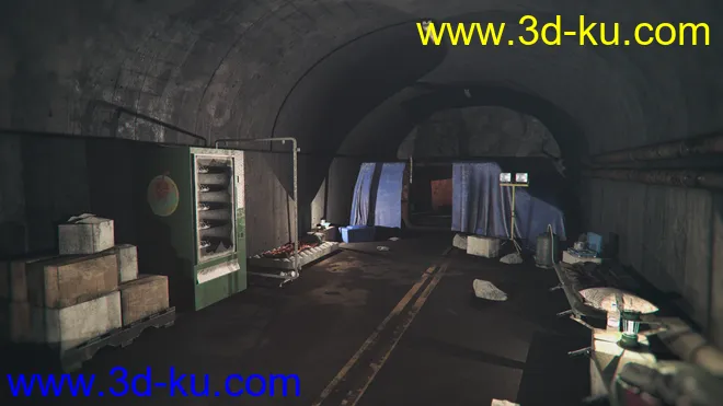 Damaged Tunnel Entrance模型的图片5
