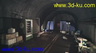 3D打印模型Damaged Tunnel Entrance的图片