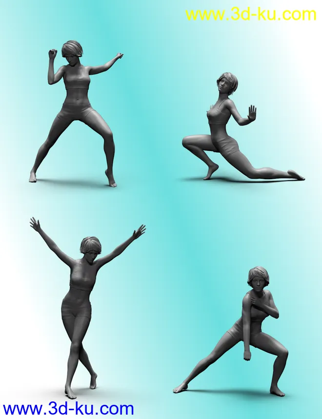 Dance Like Nobody's Watching Poses for Genesis 8 Female模型的图片3