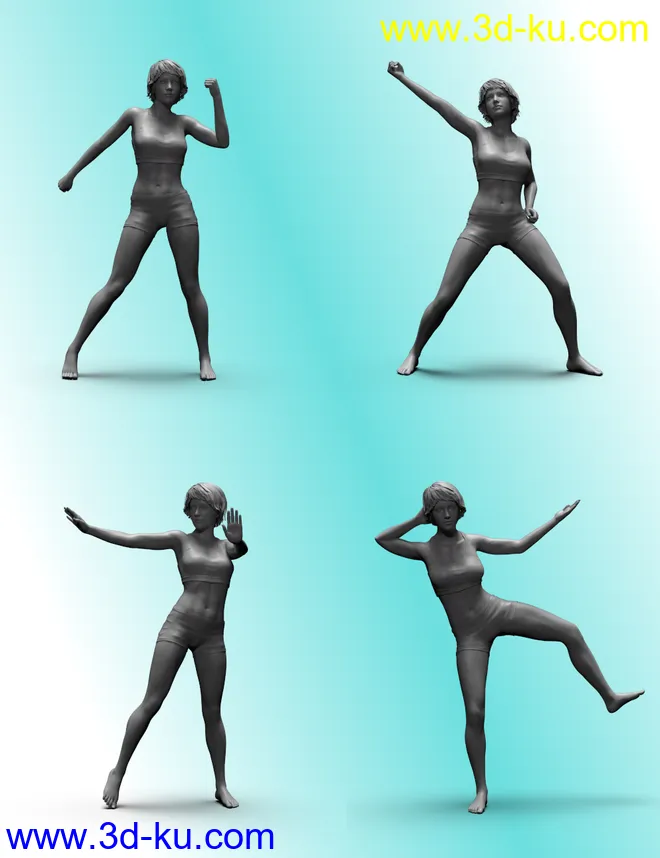 Dance Like Nobody's Watching Poses for Genesis 8 Female模型的图片4