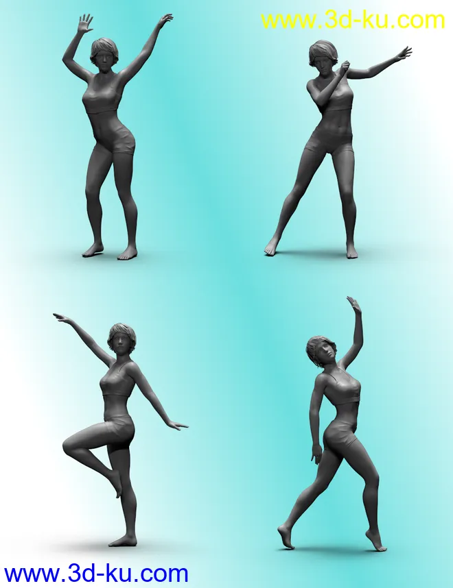 Dance Like Nobody's Watching Poses for Genesis 8 Female模型的图片5
