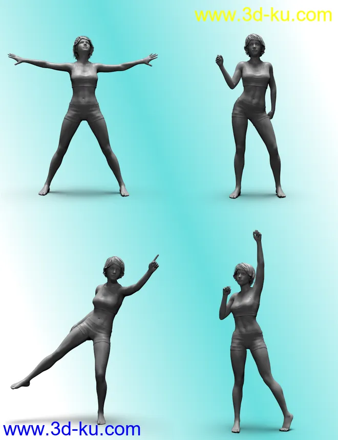 Dance Like Nobody's Watching Poses for Genesis 8 Female模型的图片8