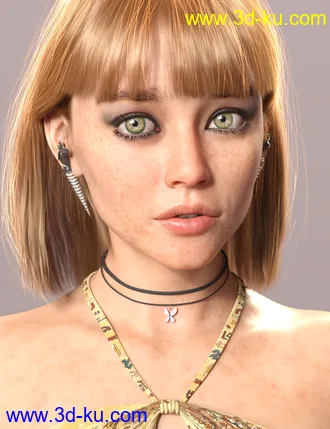 3D打印模型Dannika HD for Genesis 8.1 Female的图片
