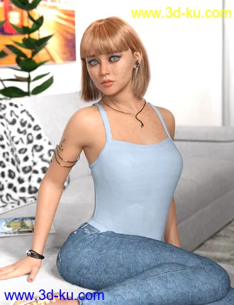 3D打印模型Dannika HD for Genesis 8.1 Female的图片