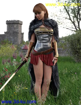 3D打印模型Dannika HD for Genesis 8.1 Female的图片