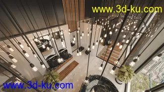 3D打印模型Dark Mood Bathroom的图片