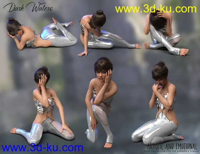Dark Waters Pose Collection模型的图片5