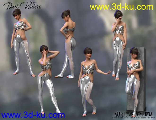 Dark Waters Pose Collection模型的图片7