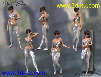 3D打印模型Dark Waters Pose Collection的图片
