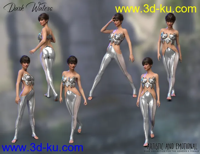 Dark Waters Pose Collection模型的图片8