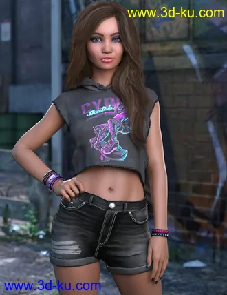 3D打印模型Daya for Genesis 8.1 Female的图片