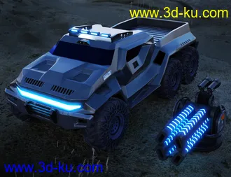 3D打印模型Defense SUV的图片