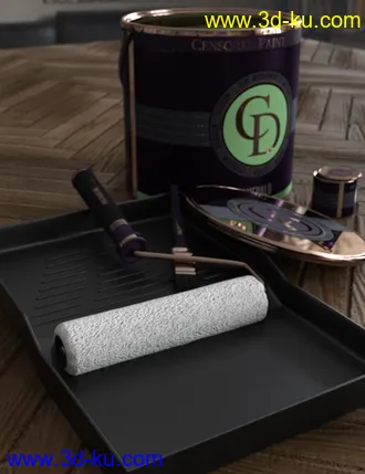 3D打印模型Deluxe Interior Paint Collection的图片